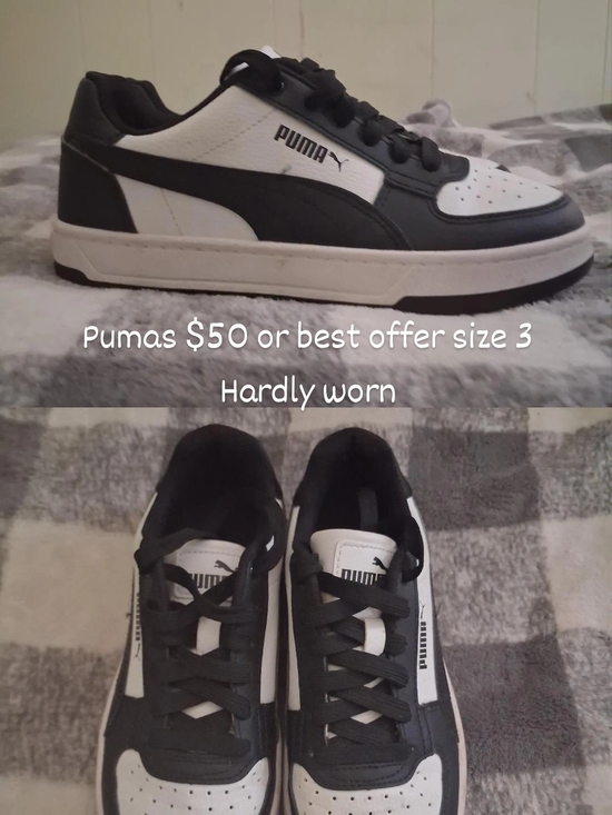 Puma Other - Puma Men’s Black and White Low Top Sneakers